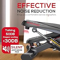 Vista 5 de KeppiFitness Steppers for Exercise at Home, Stair Stepper with Resistance Bands for Home Cardio Exercise - FITSTEP Series