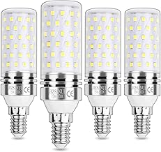 HZSANUE Ampoule Maïs LED 15W, E14 Petit Edison Vis Ampoules, Blanc Froid 6000K, 1700LM, Équivalent Ampoule Incandescence 120W, Non Dimmable, lot de 4