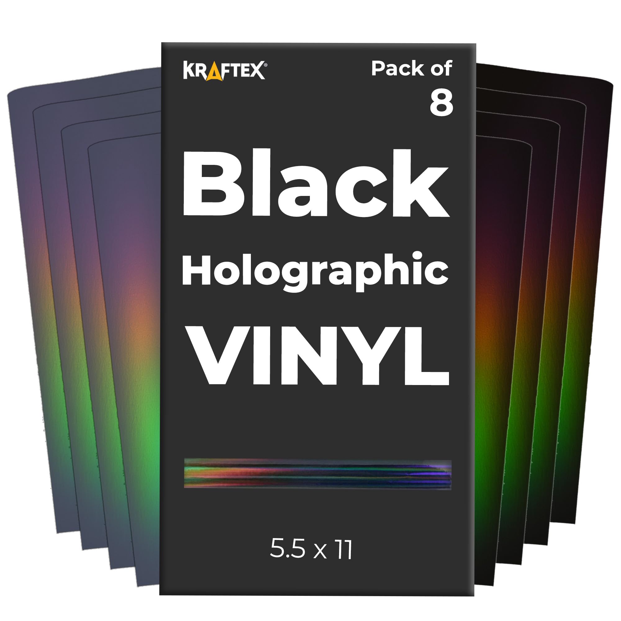 Vinyle permanent noir métallisé holographique pour customiser vos mugs et gourdes au quotidien