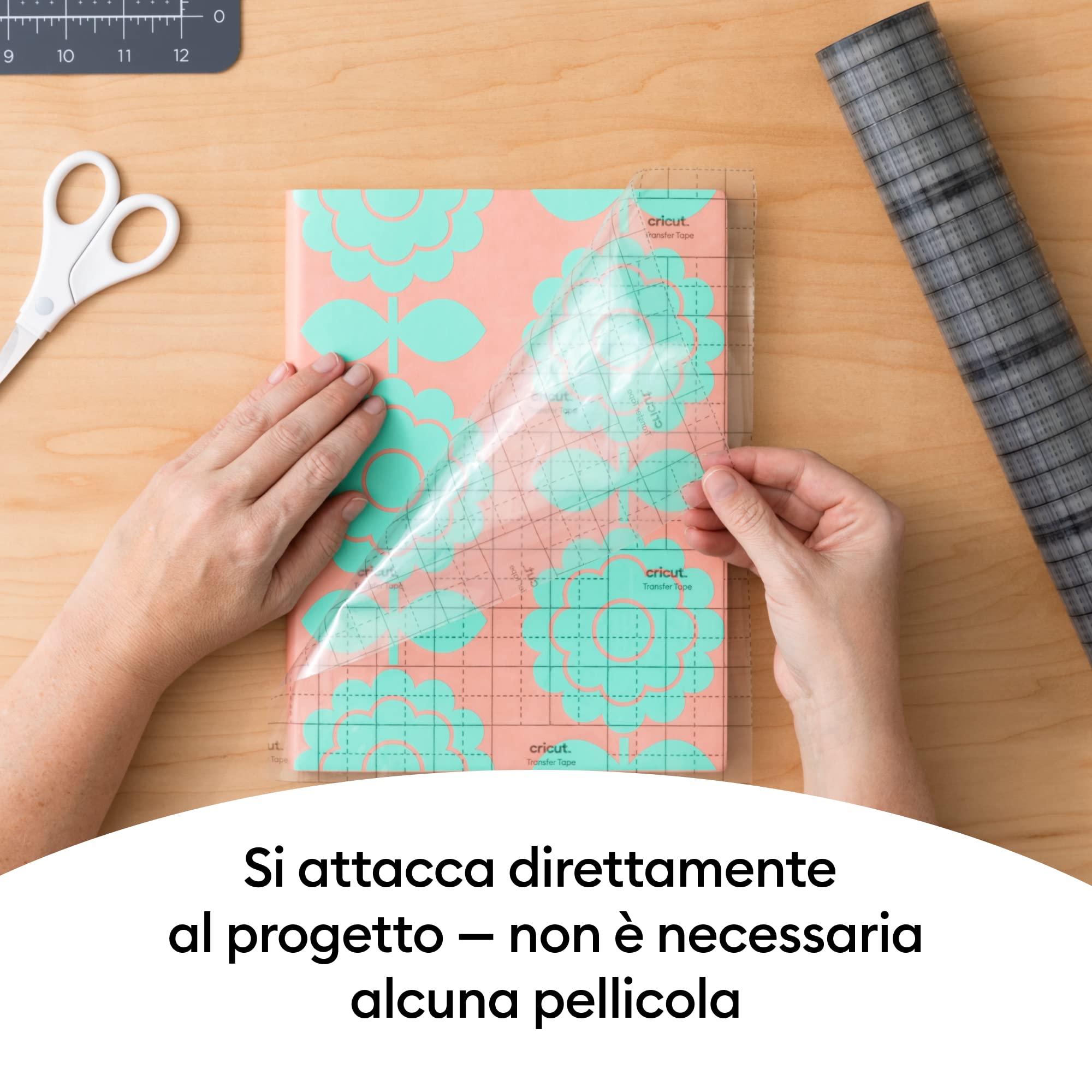 Cricut Nastro di trasferimento senza supporto | 33cm x 4,6m (13" x 15 ft)