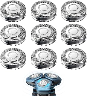 SH70 Replacement Heads for Philips Norelco Replacement Heads 7000 series,7500 S7370 S7371 S7720 and Shaver SW7700 ，New Blades（9 Pack）
