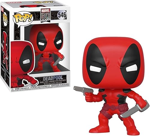 Miniatura 2 de POP Marvel First Appearance - Deadpool Funko Pop! Figura de vinilo (paquete con funda protectora compatible con Pop Box), multicolor, 3.75 pulgadas