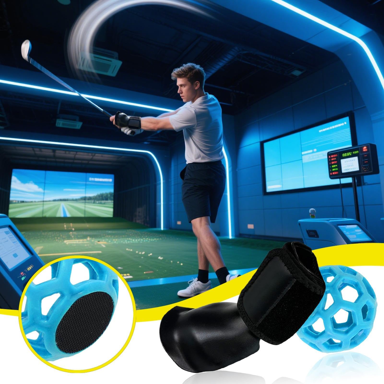 Allenatore di Swing Golf Strumento Allenamento Mano Sinistra
