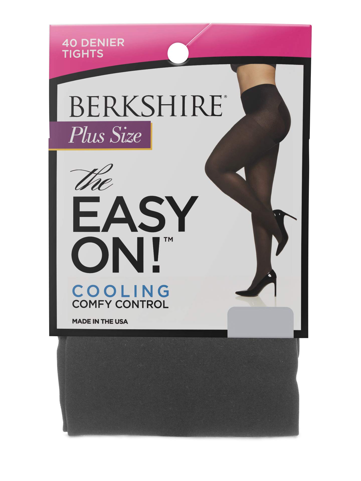 BerkshireWomen's Plus-size The Easy On! 40 Denier Cooling Microfiber Tights