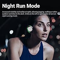 Vista 6 de Jectse Auriculares con clip, auriculares Bluetooth tipo clip con estuche de carga y cable, auriculares portátiles con clip de estereófono (negro)