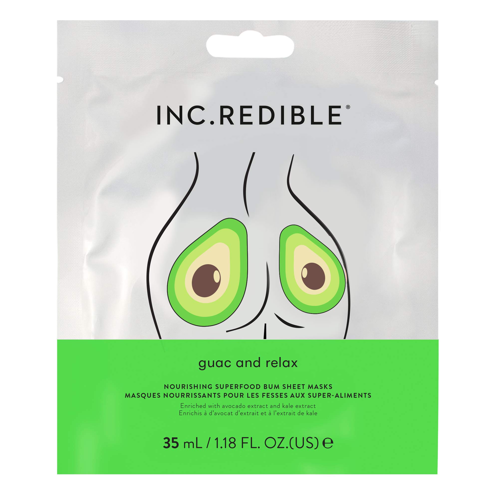 INC.redibleGuac and Relax Bum Mask