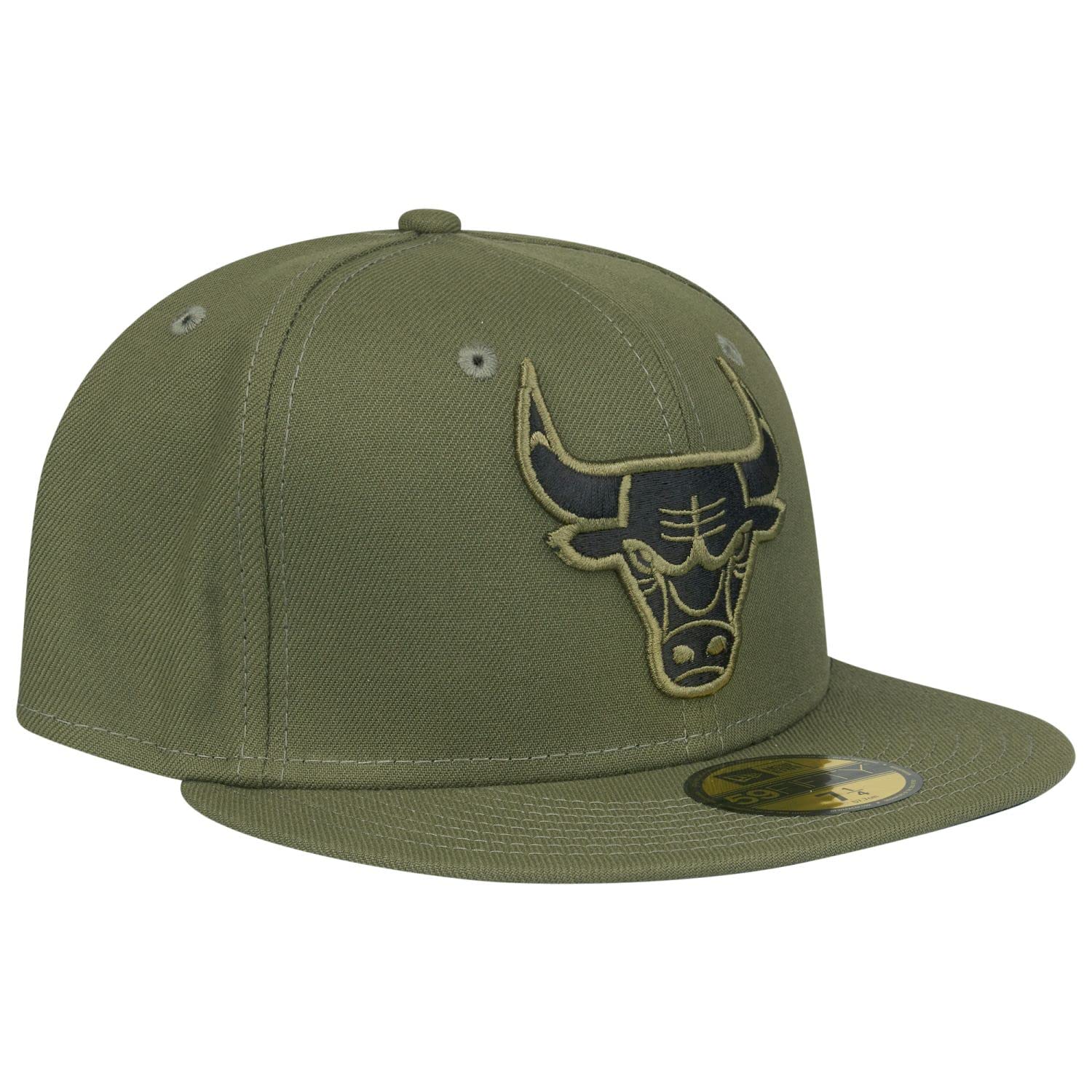 New Era 59Fifty Fitted Cap - NBA Chicago Bulls Oliv - 7 1/2