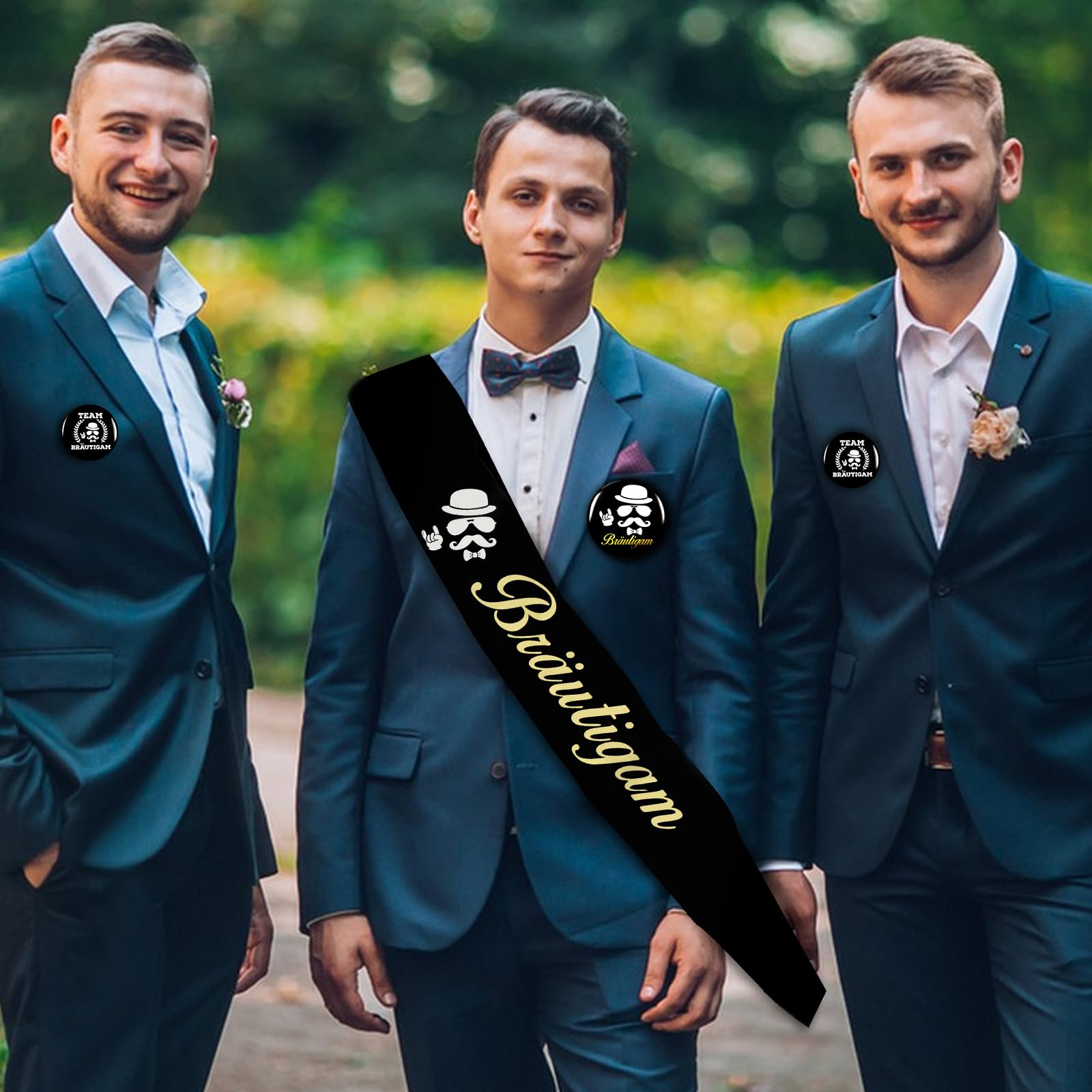 JGA Kostüm Set Für Männer - Lustiges Bräutigam Outfit Mit Tütü