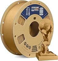 Vista 14 de Overture PLA Plus (PLA+) Filamento de 1/16 pulgadas, dureza mejorada con rollo PLA, con superficie de construcción 3D de 7.87 × 7.87 pulgadas, PLA