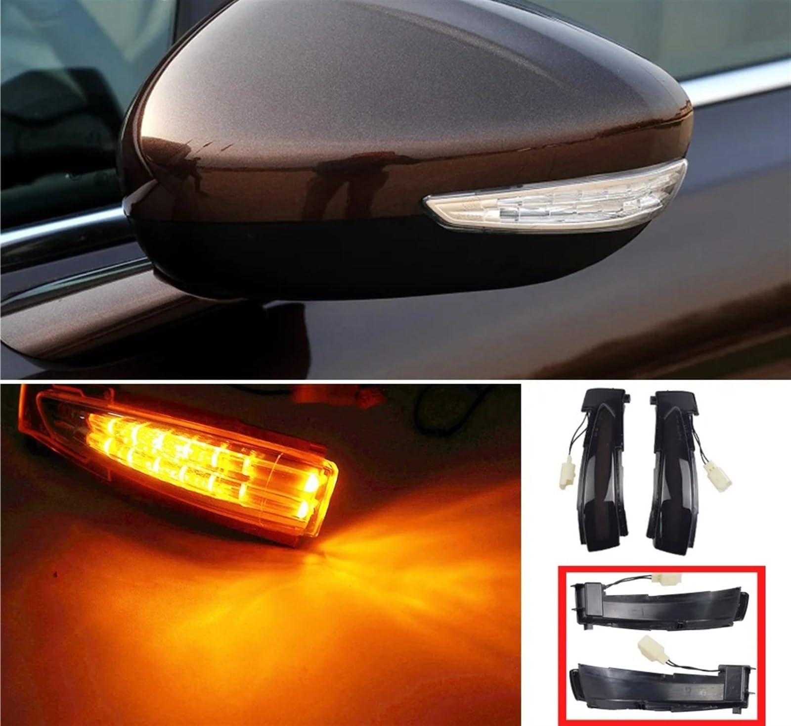 Intermitentes Dinamicos LED Para Citroen DS5 C4 2010-2017 Coche Ala Izquierda Recha Retrovisor Espejo Retrovisor Lámpara Luz 6325J4 6325J5