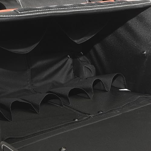 Miniatura 8 de XtremepowerUS Organizador de Bolsa de Herramientas Rodante de 18", Mango Telescópico Ajustable, Compartimento Organizador de Almacenamiento Amplio,