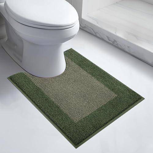 Miniatura 24 de Alfombras de baño de 24 x 60 pulgadas, antideslizantes, extrasuaves, absorbentes, lavables a máquina, de secado rápido, para suelo de baño, ducha,