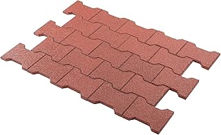 12 Backyard Ideas With Pavers for Clean and Modern Yards 125 Playsafer Rubber Garden Pavers ¾” Thick Interlocking Safety Tiles for De...