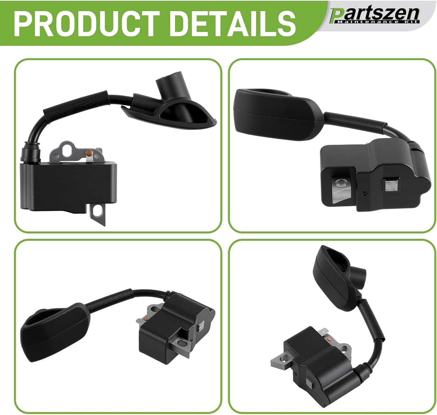 4282-400-1310 Ignition Coil with Spark Plug Fuel Hose Filter Fit for Stihl Gas Backpack Blower BR500 BR550 BR600 BR700