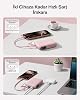 Belkin Taşınabilir Şarj Cihazı, 10.000 mAh USB-C İnce Güç Kaynağı, 2 USB-C Port, Dijital Pil Göstergesi, 20 W Hızlı Şarj, iPhone 16, 15 Serisi, Samsung Galaxy S25, S24, Pixel 9, iPad ve Fazlası, Pembe