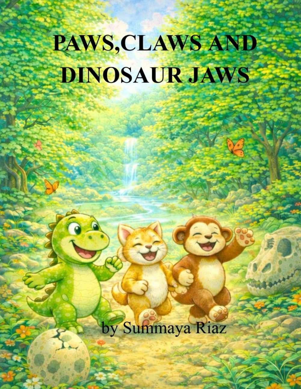 Paws,Claws and Dinosaur Jaws: A Fun Jungle Adventure About Friendship,Kindness and Teamwork.