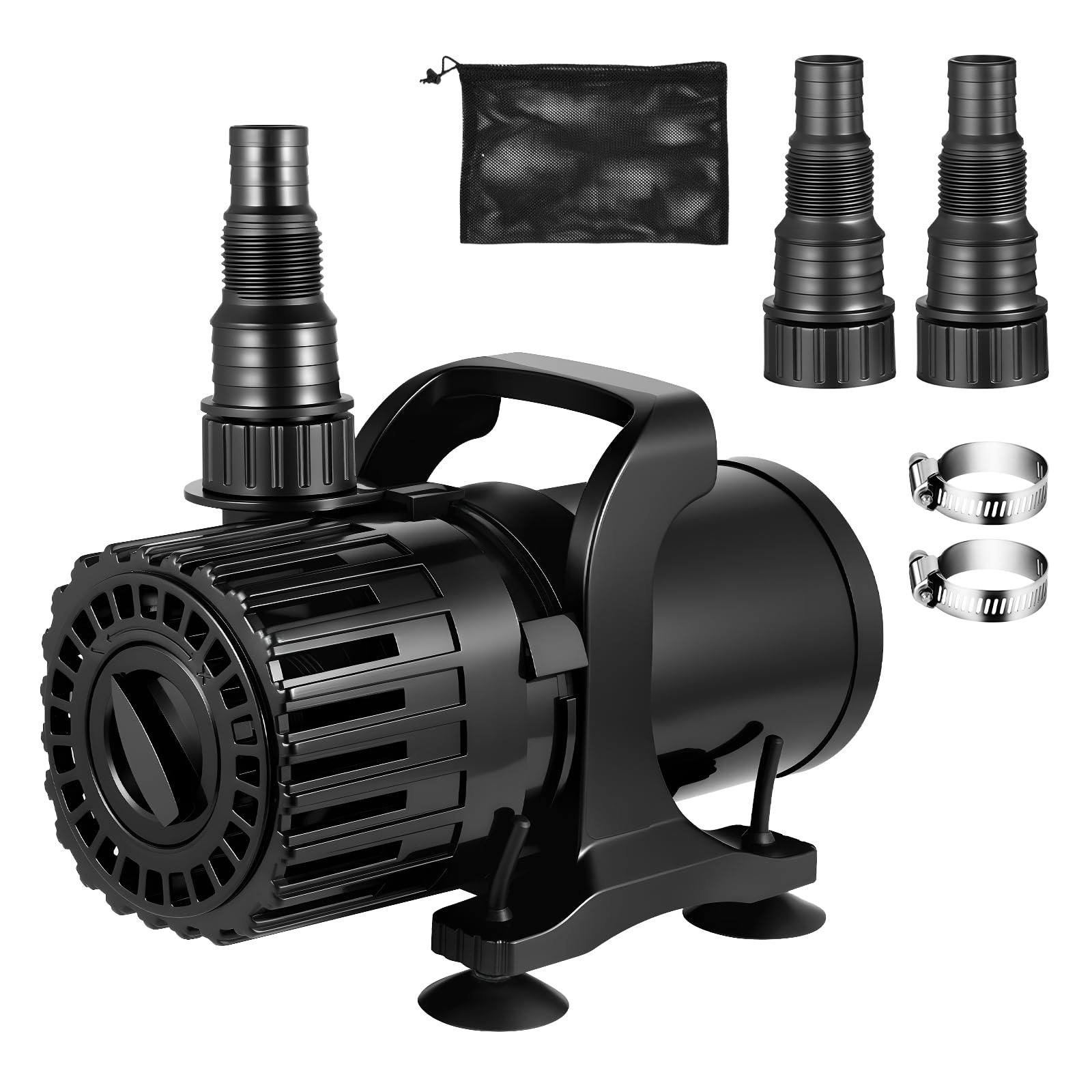 Amazon.com: AOLTCUZ Pond Pump, Adjustable Flow 690-1800GPH & 13FT