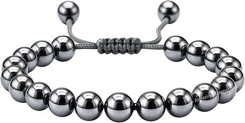 Miniatura 405 de Amazing Gemstone Crystal Bracelet for Women Men's Gifts - Protection Healing Crystal Bracelet - 8mm Gemstone Beaded Adjustable Bracelet Pulseras