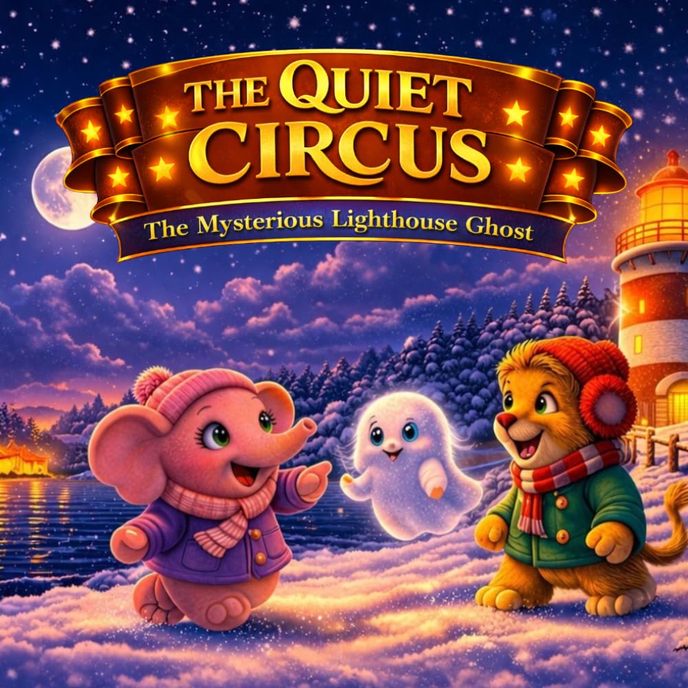The Quiet Circus: The Mysterious Lighthouse Ghost: Gentle Adventures Before Sleep (Ellie, Benny & Leo)