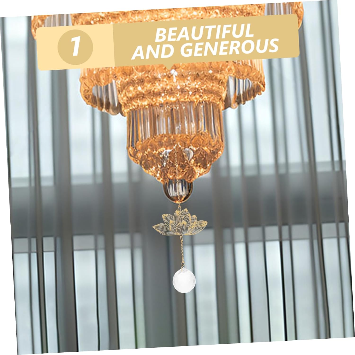 Yardwe Ceiling Fan Pull Chain Fan Beaded Pull Chain Decorative for Light Extender Beaded Extension