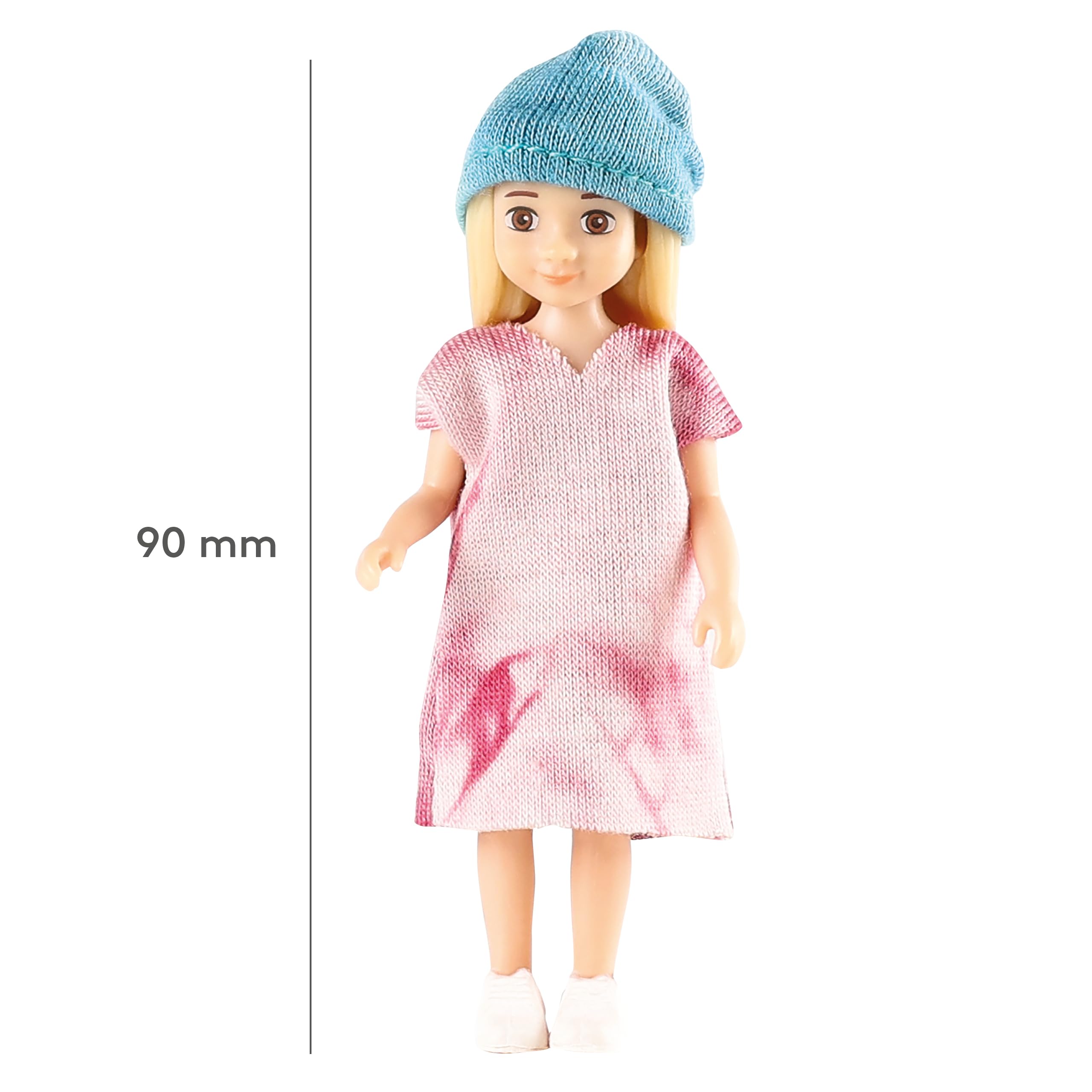11cm Dress Up Doll With 3 Wigs LUNDBY Dollhouse Doll Set With 5 Pieces - Modern Doll With Horse & Doll Clothes - Doll For Boys And Girls - High-quality Dollhouse Accessories - 11cm Dress Up Doll With 3 Wigs LUNDBY Dollhouse Doll Set With 5 Pieces - Modern Doll With Horse & Doll Clothes - Doll For Boys And Girls - High-quality Dollhouse Accessories -
