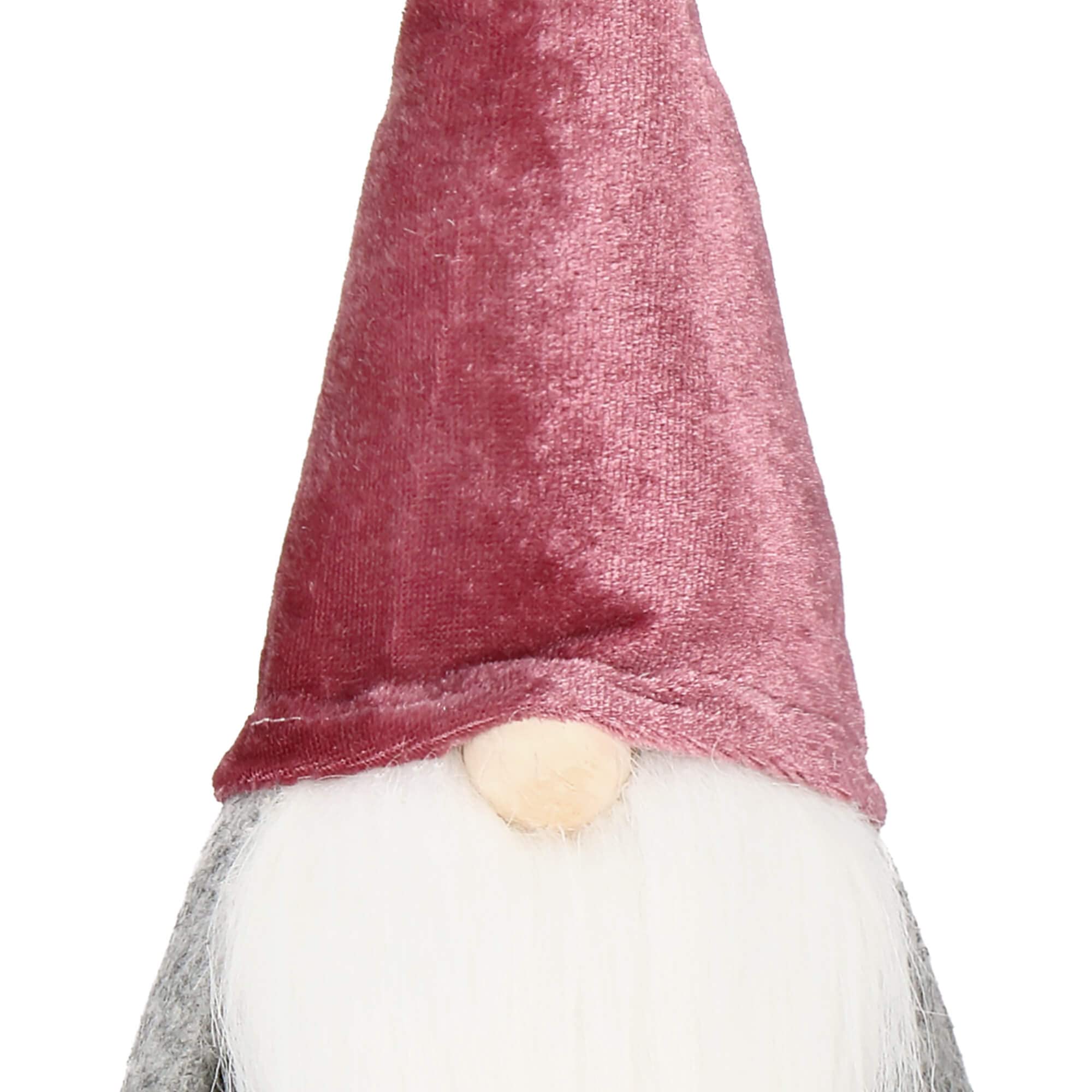 SPRINGOS Nain De Noël Décoratif - 13 X 37 Cm - Cœur - Longues