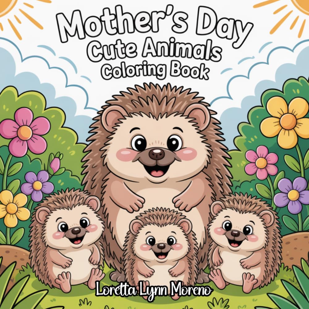 Mother’s Day: Animals & Their Babies Coloring Book, Cute Baby Animals & Their Moms — A Heartwarming Mother’s Day Coloring Gift: A Sweet Mother’s Day ... Adorable Animals & Their Little Ones,