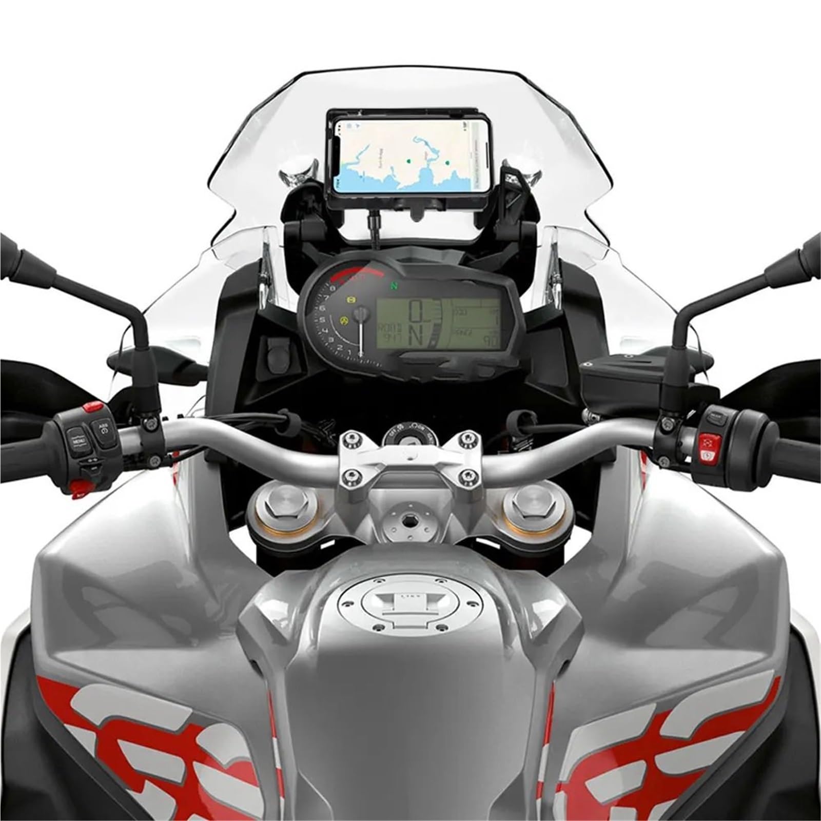 Moto GPS Support De Navigation Support de téléphone GPS pour Moto Convient pour BMW F850GS ADV 2018 2019, Support de Navigation, Clip de téléphone Support De Navigation GPS pour Moto