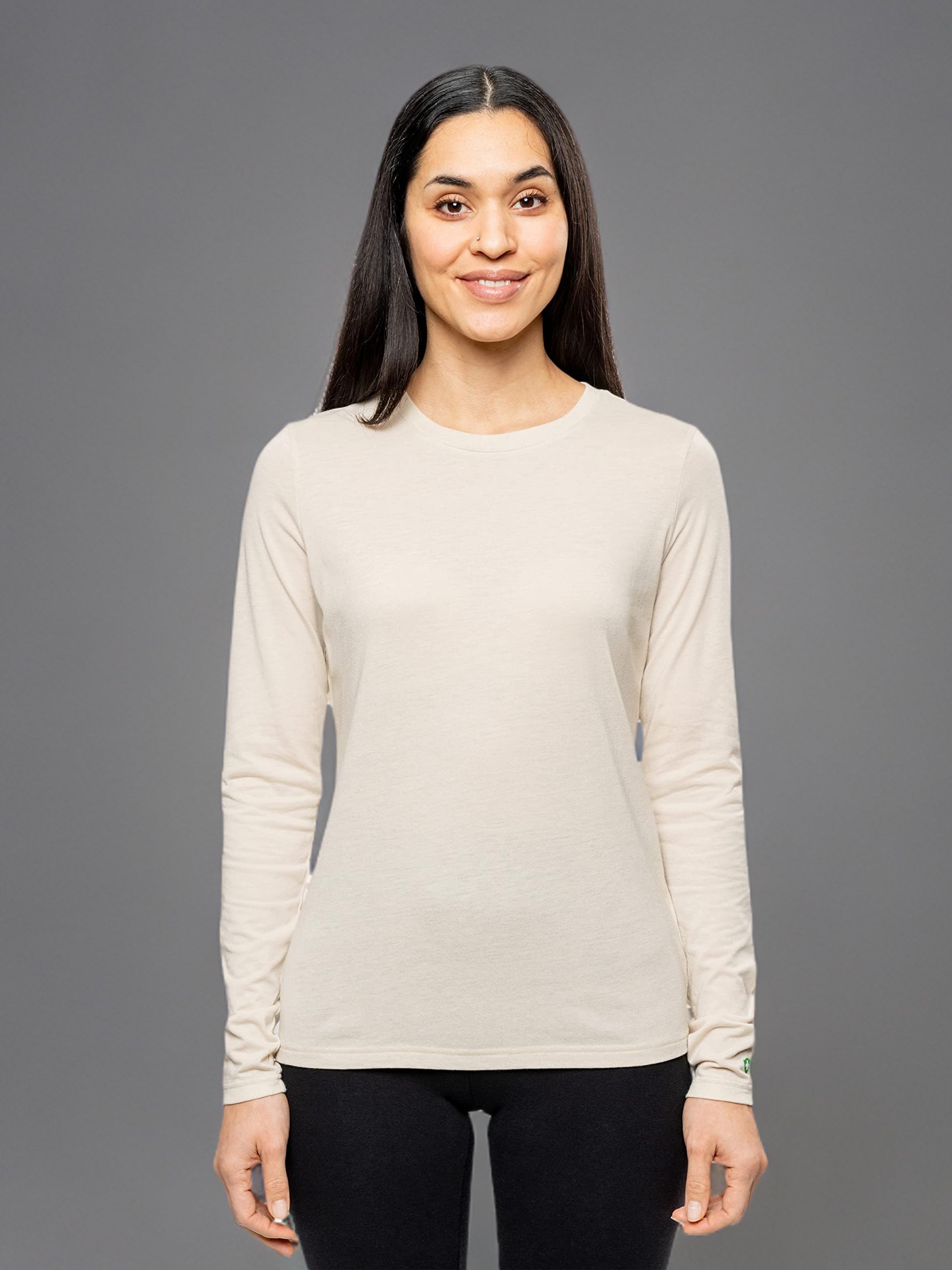 Insect Shield Tri-Blend Langarm-T-Shirt für Damen