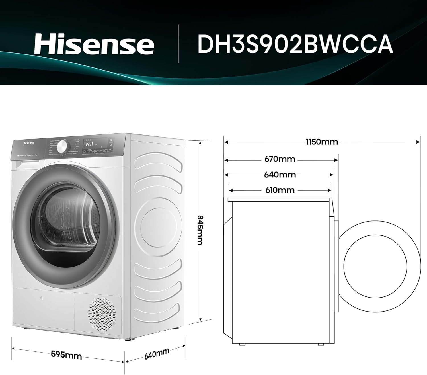 Recensione Asciugatrice Hisense DH3S902BWCCA: Efficienza e Innovazione per la Tua Lavanderia!