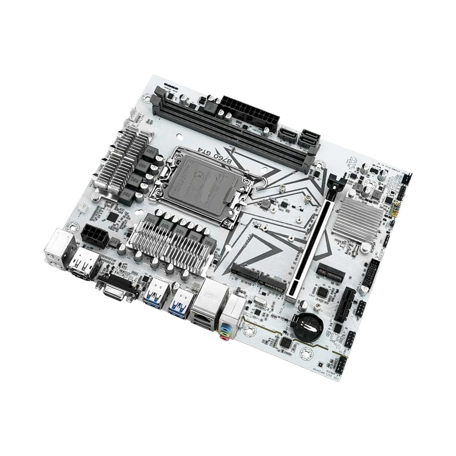 Carte mère B760 GT4 DDR4 LGA 1700 Compatible avec Les processeurs Core i3/i5/i7/i9 12e et 13e génération, mémoire Double Canal