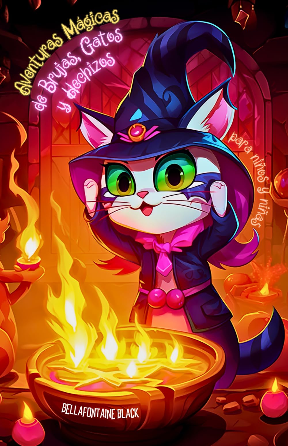 Aventuras Mágicas de Brujas, Gatos y Hechizos para niños y niñas: Cuentos de magia blanca y brujería | Un viaje encantado a través de encantamientos, ... para niños amantes de la magia y las brujas)