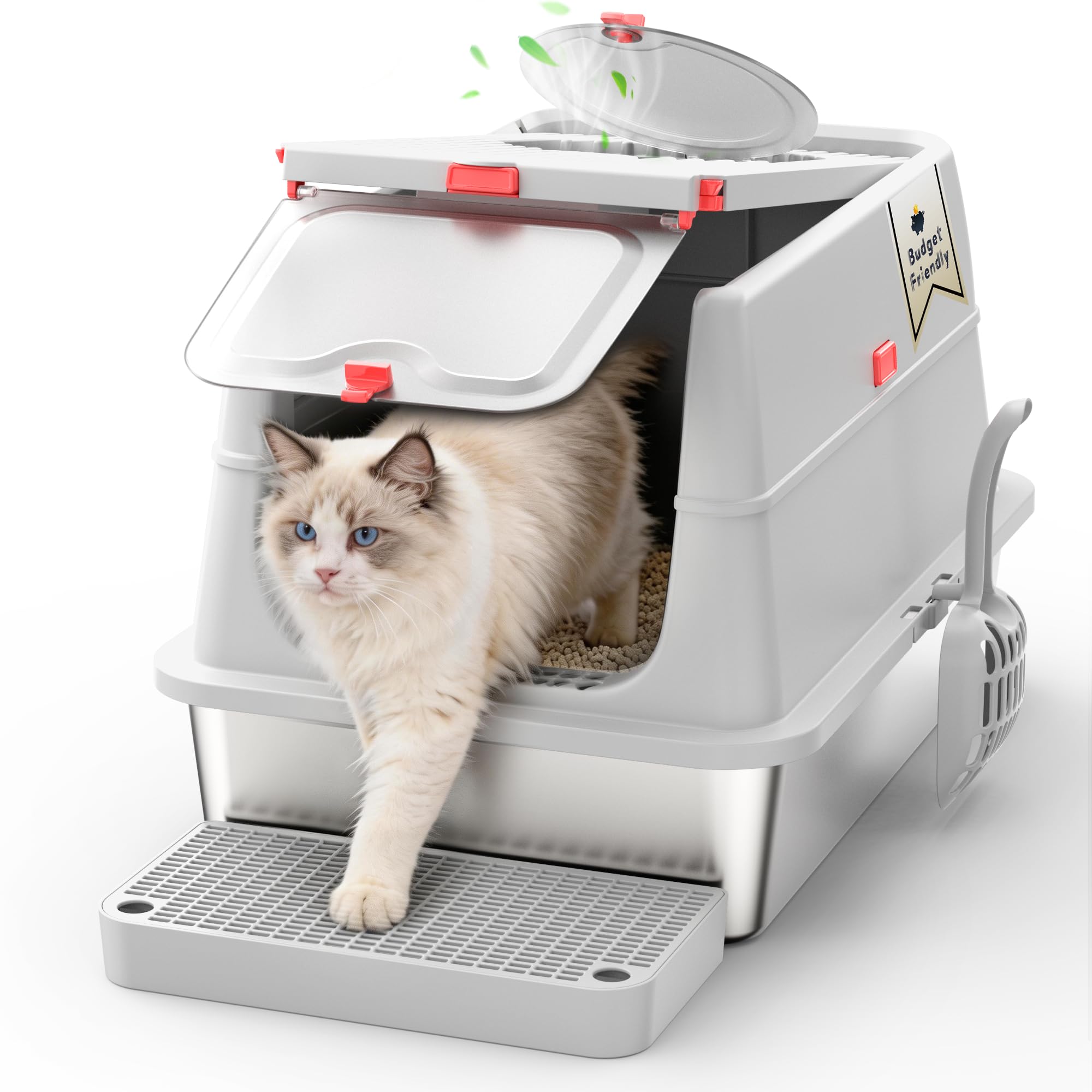 BEST JAJA XXL Katzentoilette Edelstahl (V2A)