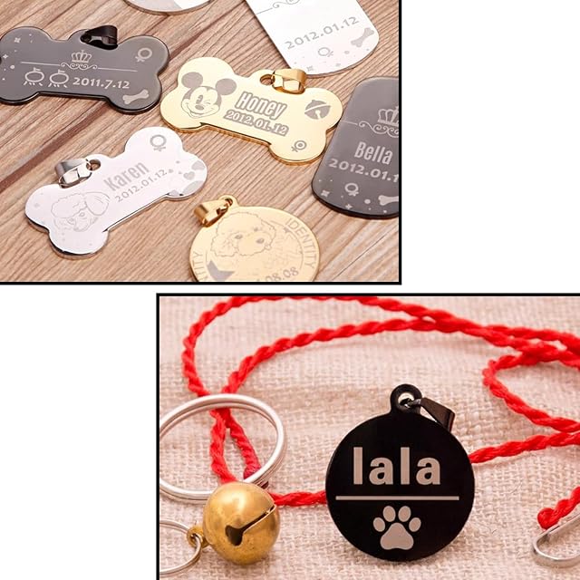 Foto 2 de 5 de Chapas Personalizadas Perros, Placa Perro Personalizada, Chapas Personalizadas con Nombre