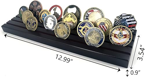 Miniatura 2 de Glamtune Soporte para monedas de 4 filas con desafío militar (grande)