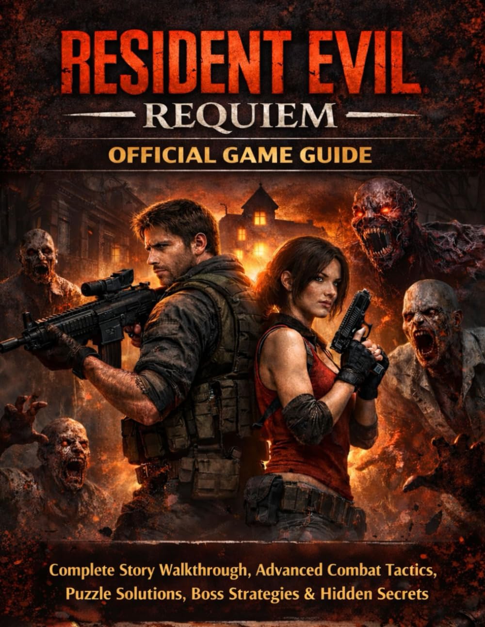 RESIDENT EVIL REQUIEM OFFICIAL GAME GUIDE: Complete Story Walkthrough, Advanced Combat Tactics, Puzzle Solutions, Boss Strategies & Hidden Secrets
