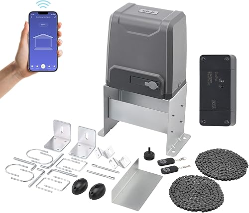 Miniatura 7 de CO-Z Abridor de puerta WiFi Bluetooth, control remoto inteligente de garaje, control remoto de puerta universal, funciona para todos los abridores