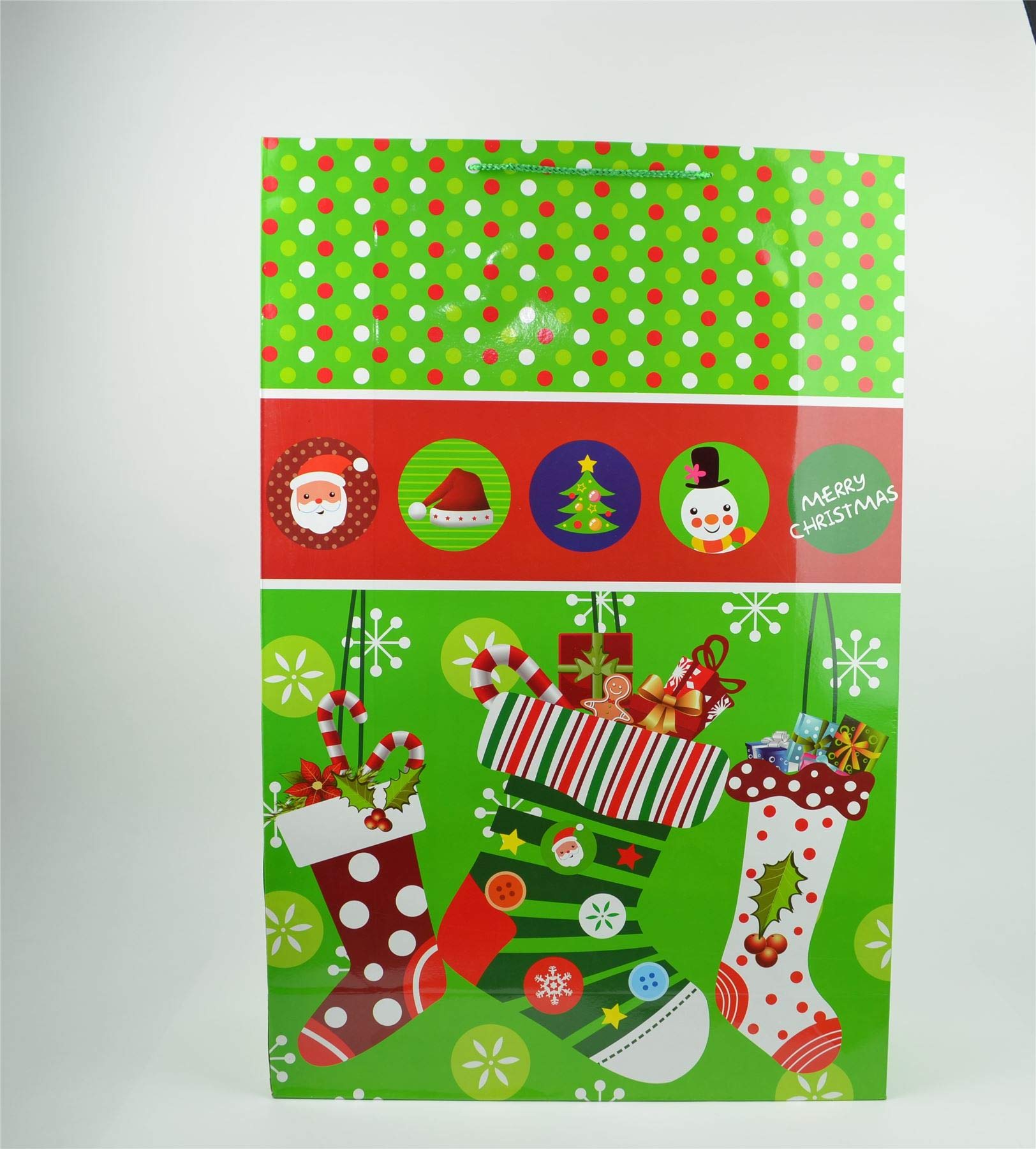 Very Jumbo Giant Green XXL Christmas Gifts Bag Santa Gift Wrapping Decorations 17Cm*74Cm*49Cm XXL - Image 2