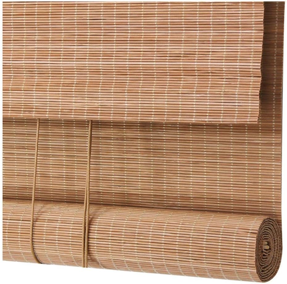 Bamboo curtain, roller blind high-grade extra-fine bamboo curtain bamboo roller curtain lifting curtain half shade Roman blind hotel teahouse bamboo curtain High-grade extra-fine bamboo curtain bamboo