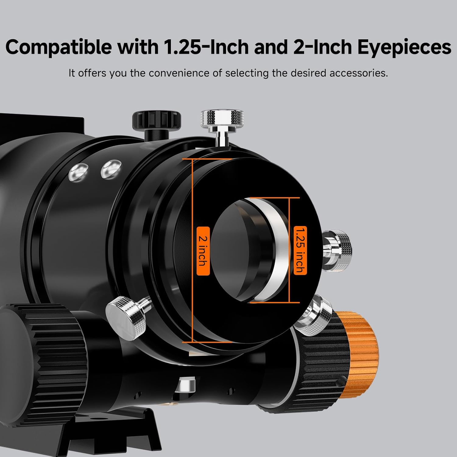SVBONY SV503 Refractor Telescope with Built-in Field Flattener, 70mm F6.78 Extra Low Dispersion Achromatic Refractor OTA, Telescope for Adults, for Astrophotography Visual Astronomy