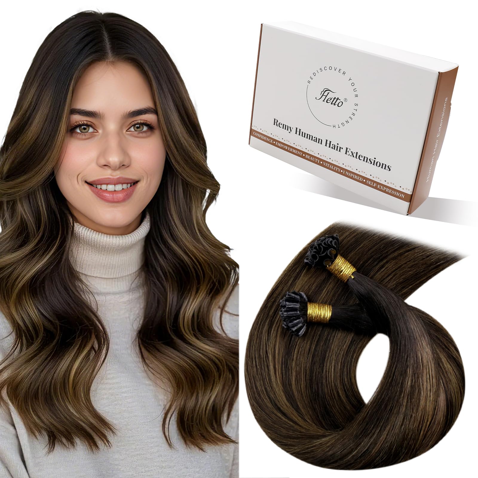 Hetto Echthaar Extensions Remy