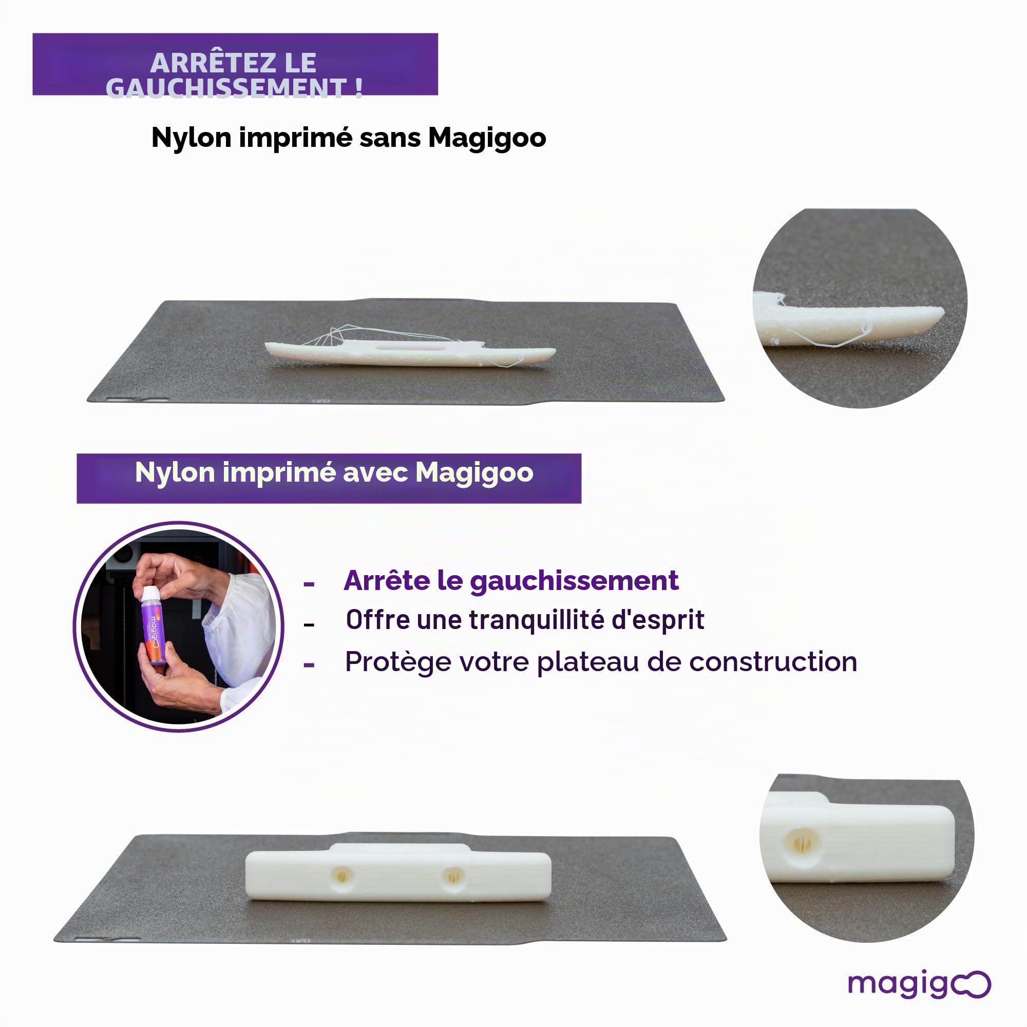 Magigoo Pro PA – Adhésif d'impression 3D pour polyamide (nylon).