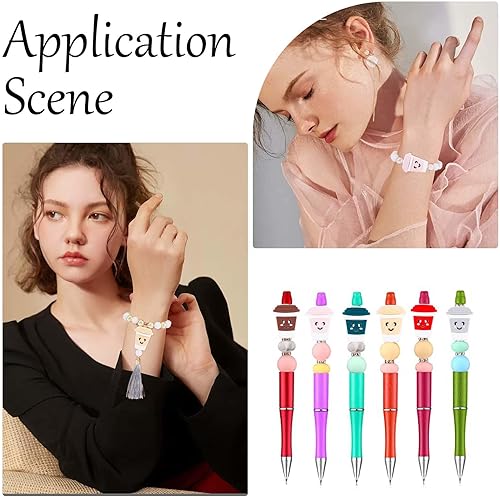 Miniatura 5 de SUNNYCLUE 1 caja de 18 cuentas focales de silicona a granel para taza de café, cuentas de silicona grandes con parte trasera plana, cuentas planas