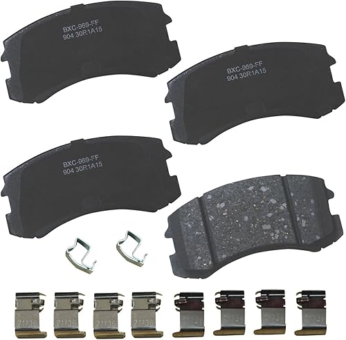 Miniatura 371 de Pastillas de freno delanteras cerámicas Bendix Premium SBC11 para modelos seleccionados Dodge Dart, Ford Fairlane, Falcon, Sedan Delivery, Mustang