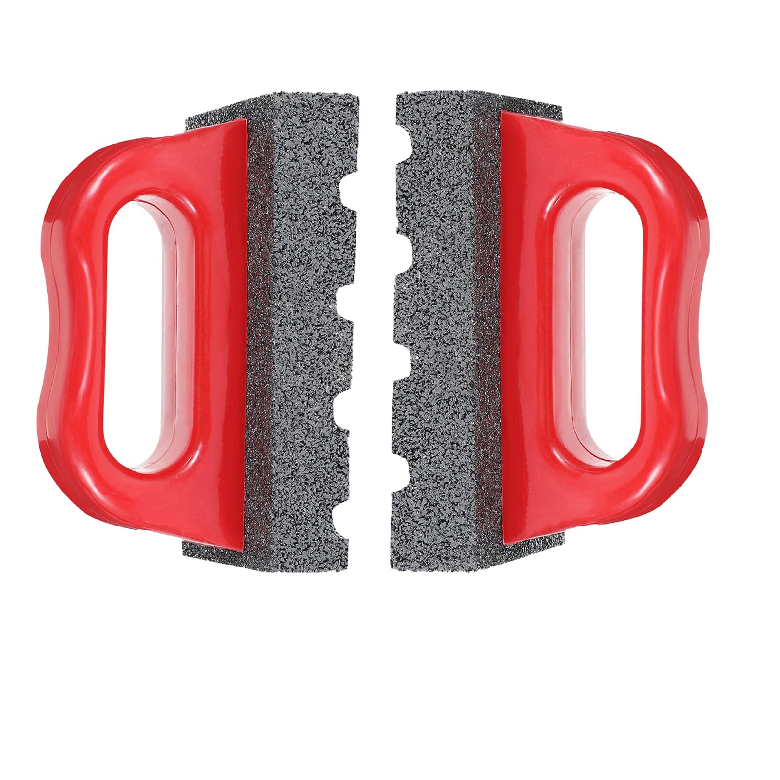 2 pieces of red handle concrete 20 mesh brick grinding tool for polishing, cleaning, and removing scratches