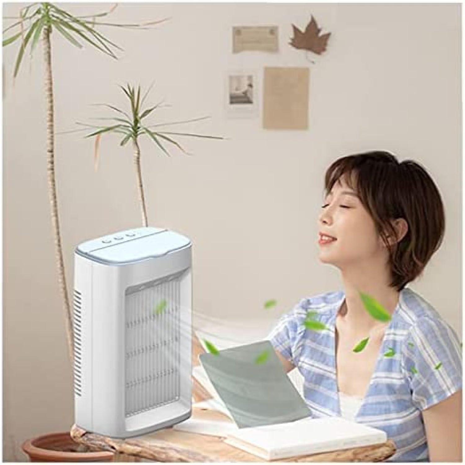 Mini climatiseur USB pour dortoir et bureau à trois vitesses