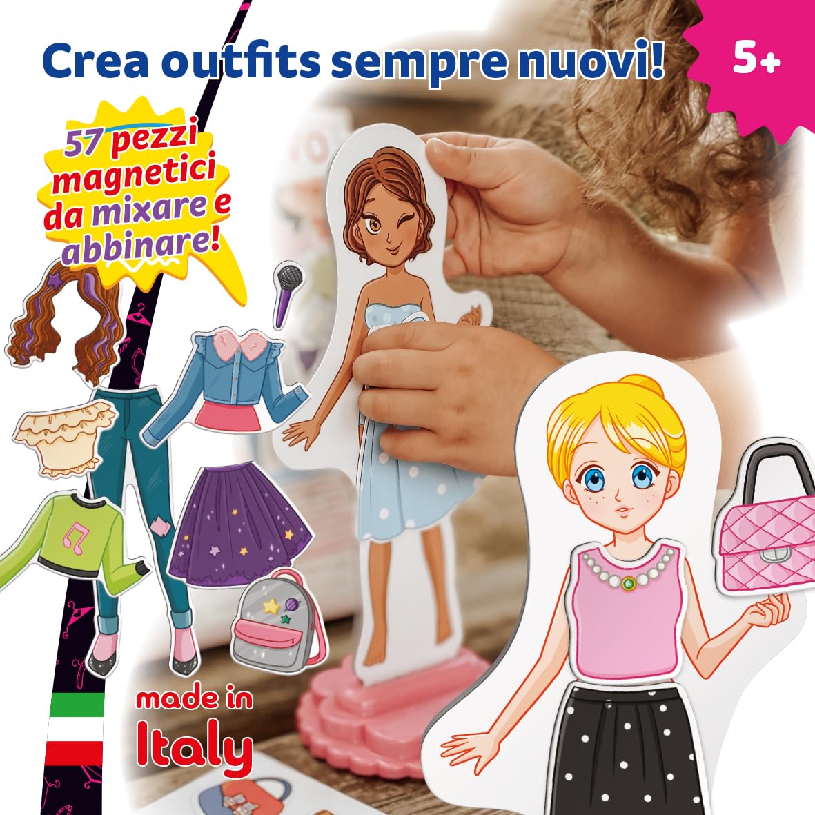 Quercetti - 2935 Magnetic Fashion - Best Friends