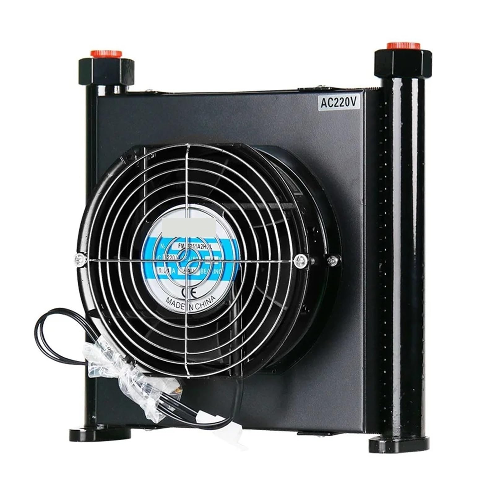 AJ1025T-CA 25L/MIN Flusso Idraulico Di Raffreddamento Ad Aria In Lega Di Alluminio Mini Olio Scambiatore Di Calore Radiatore Operazione stabile