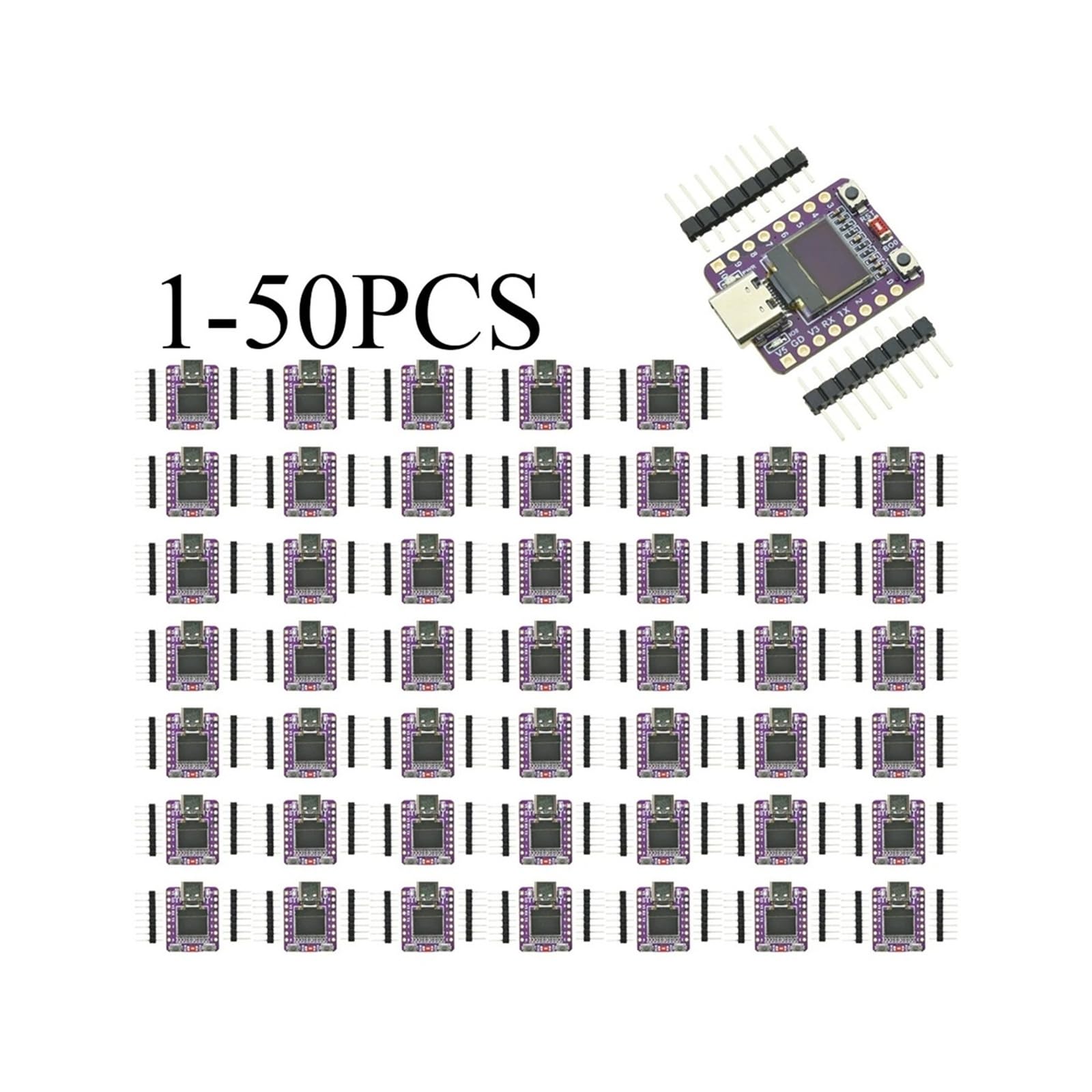 Moduł płytki rozwojowej ESP32-C3 o przekątnej 0,42 cala z mikrokontrolerem z anteną ceramiczną(10PCS)