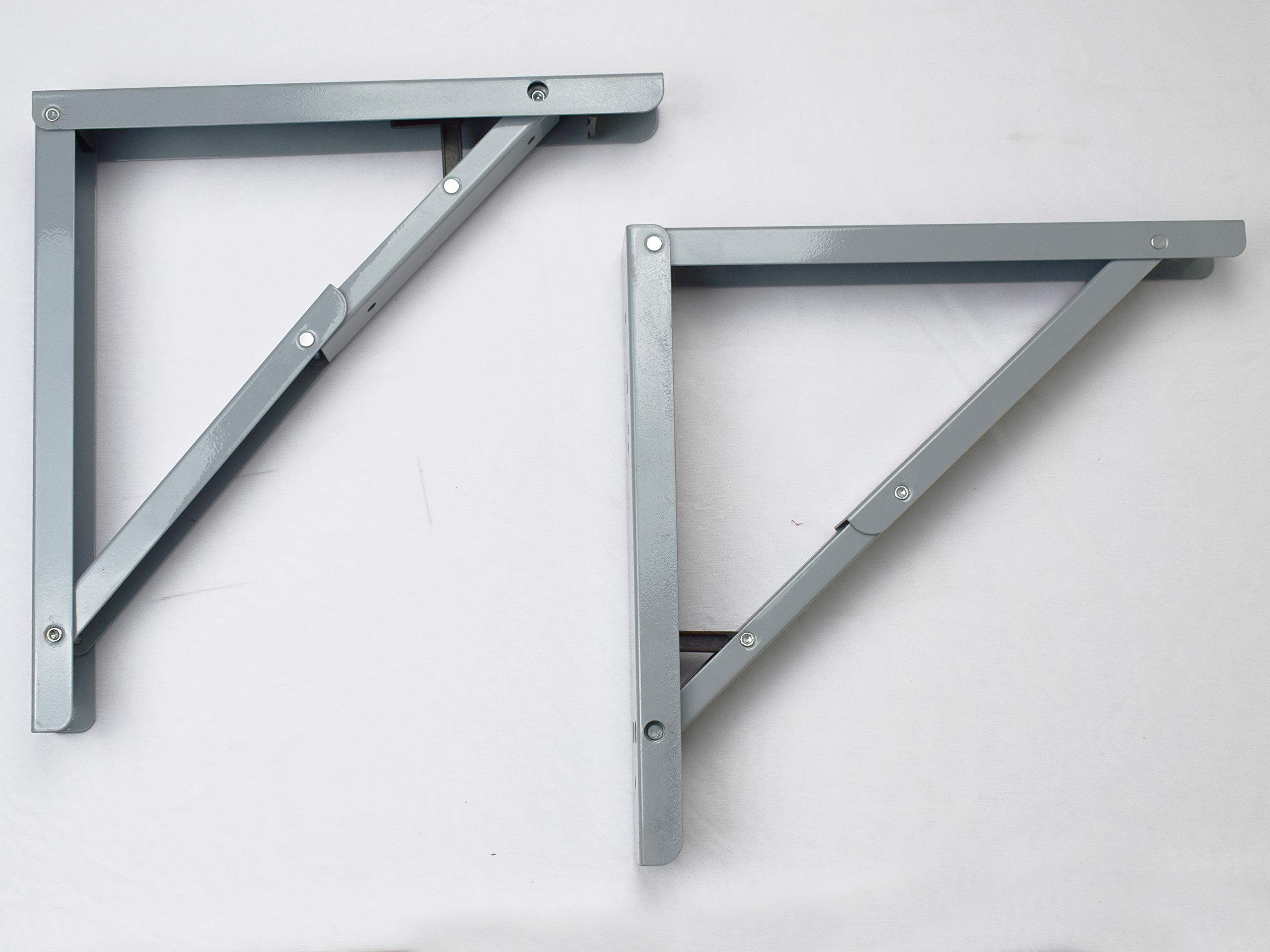 RAB Folding Bracket, Down Table or fold Down Racks for Furniture (Finish:-Grey, Size:- 12", Pack:- 2 Pcs of 1 Set) (B08RMX75H9) Amazon Price History, Amazon Price Tracker